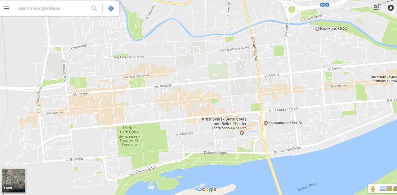 Гугл карты ленина