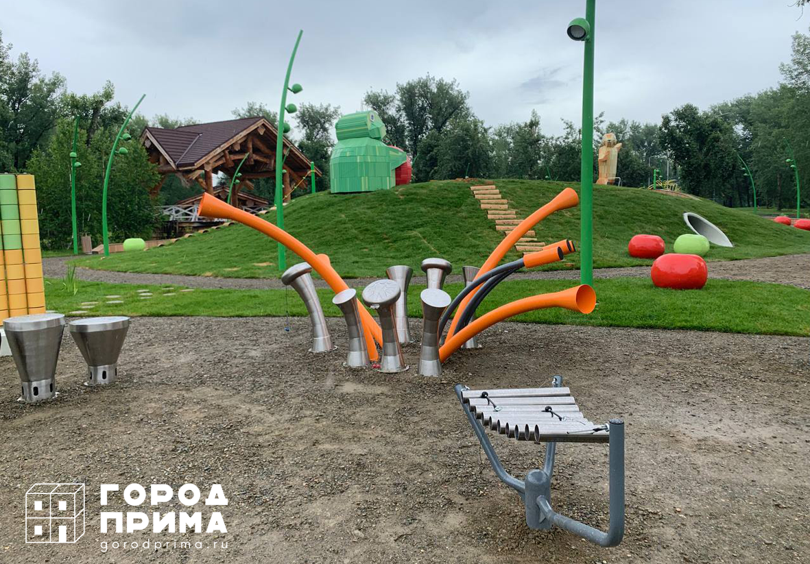 На острове Татышев открылась детская площадка - Афиша Красноярска